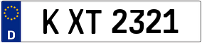 Truck License Plate